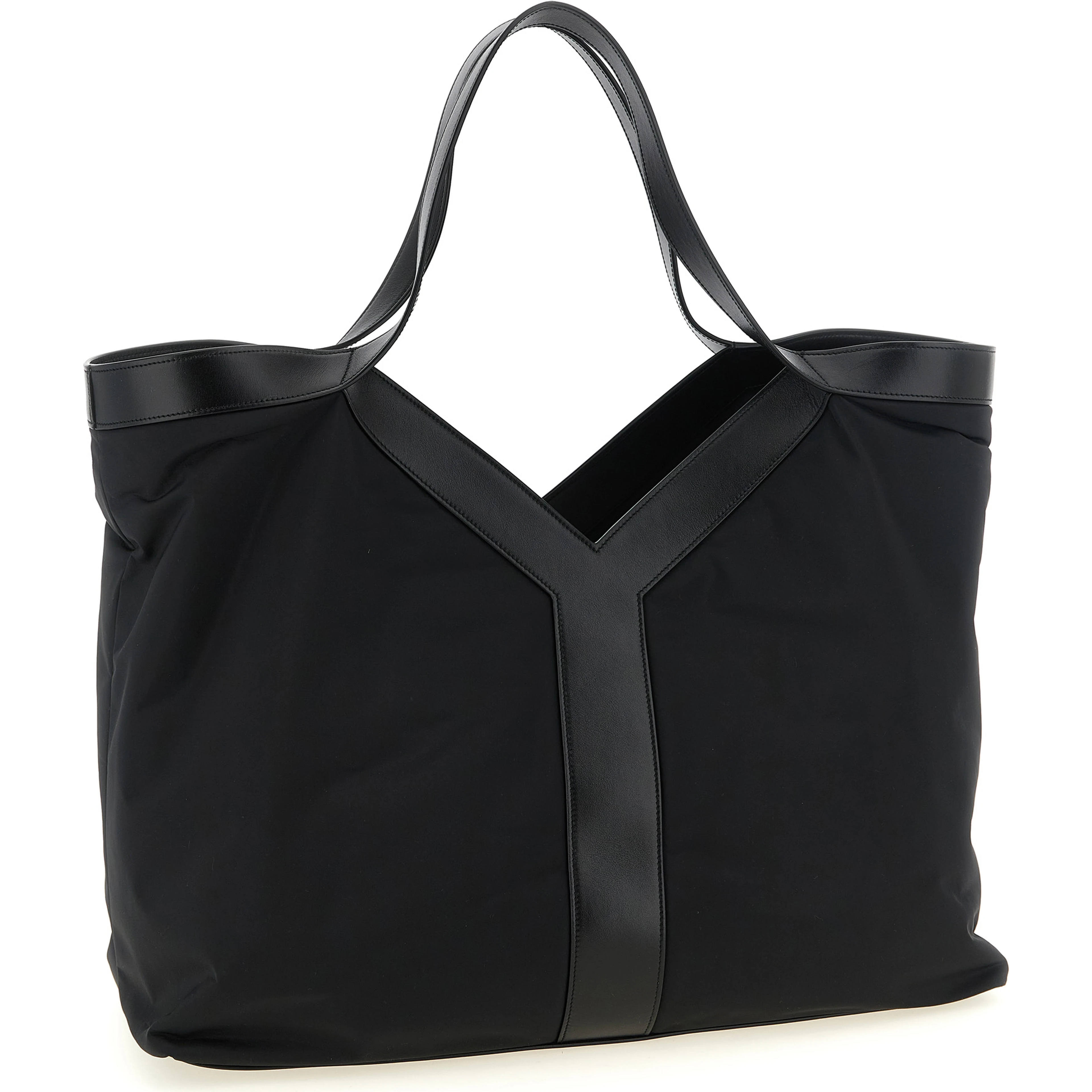 Black Calfskin Tote Bag