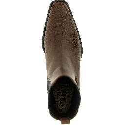 Brown Cowhide Chelsea Boots