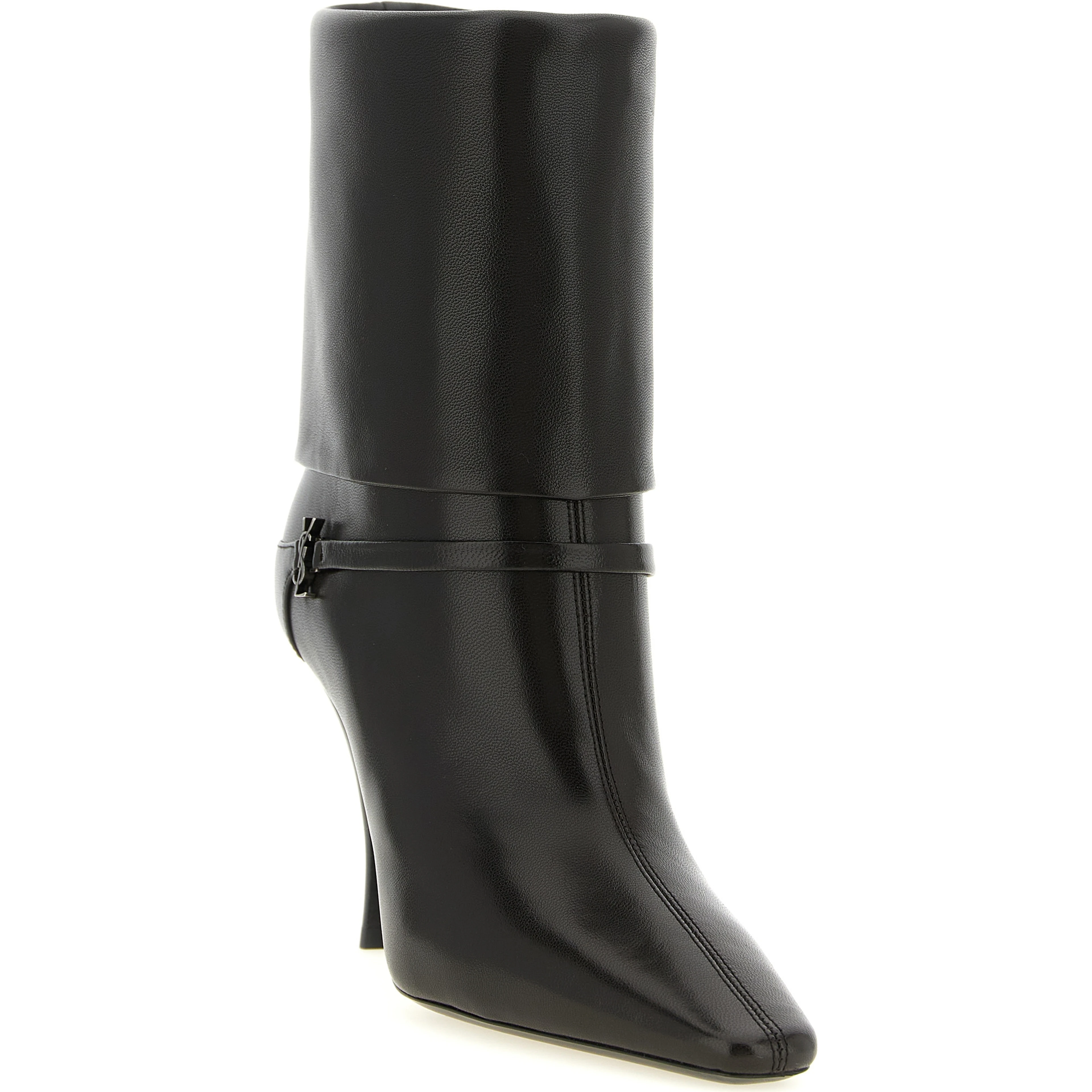 Brown Lamb Leather Ankle Boots