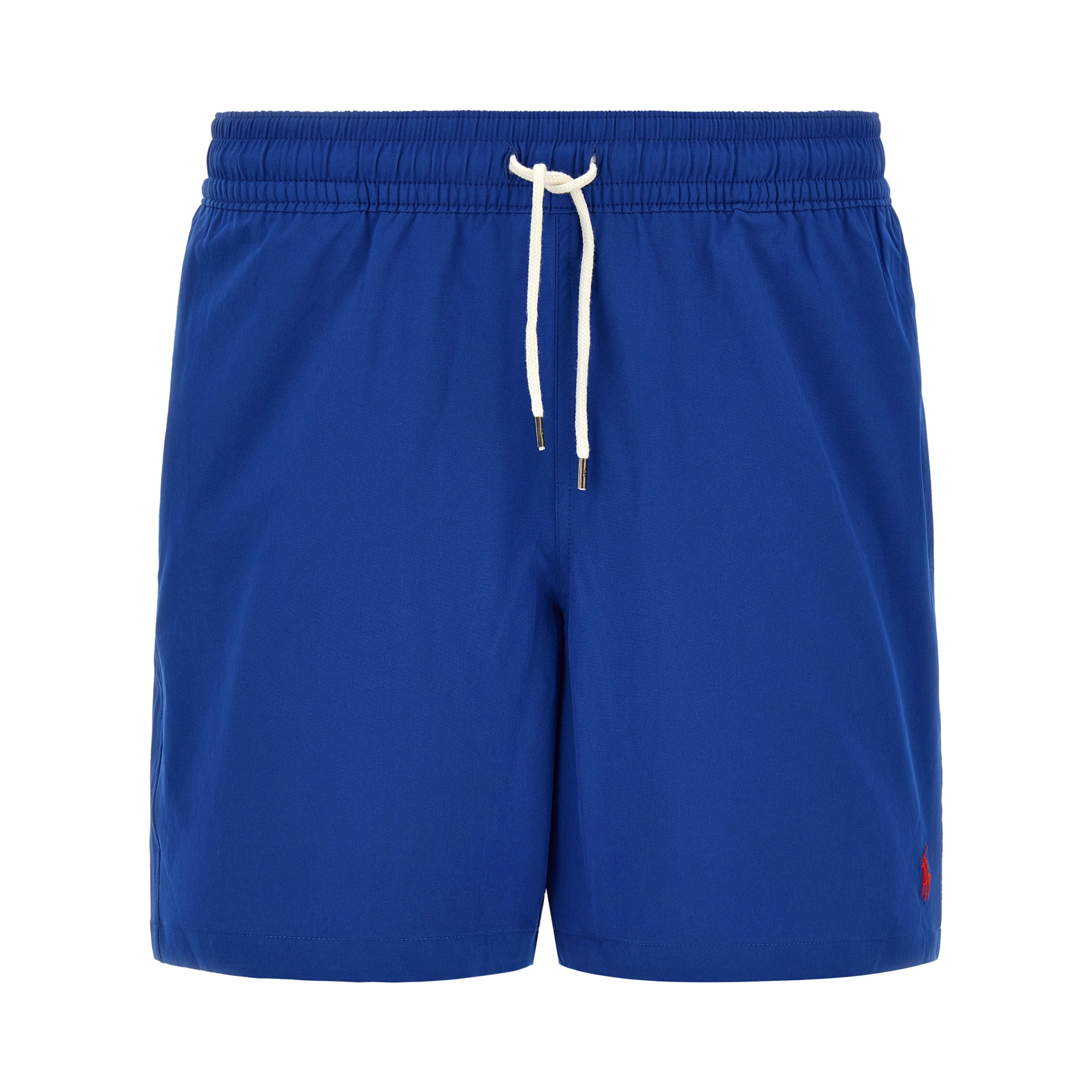 Blue Polyester Swim Shorts