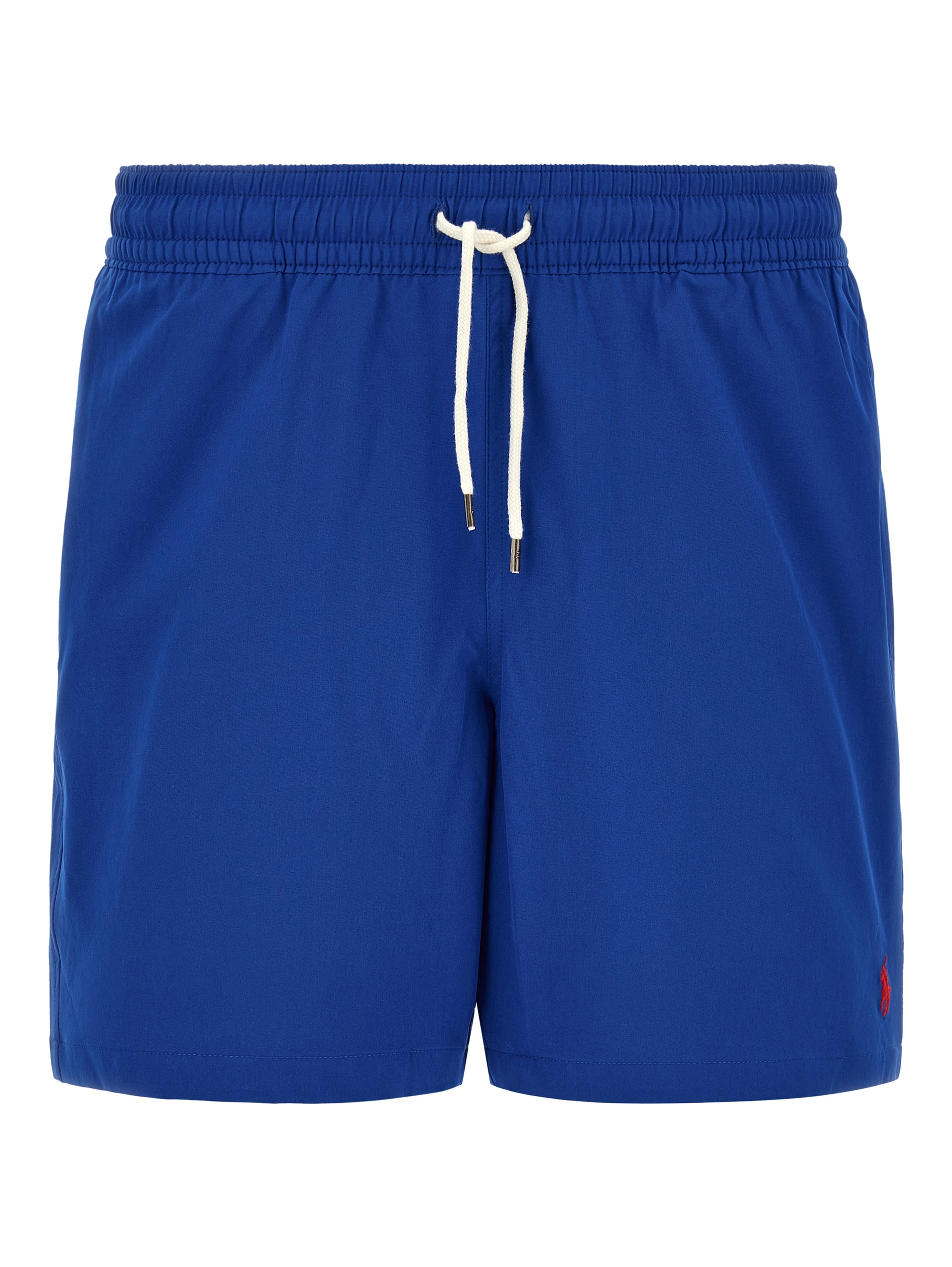 Blue Polyester Swim Shorts