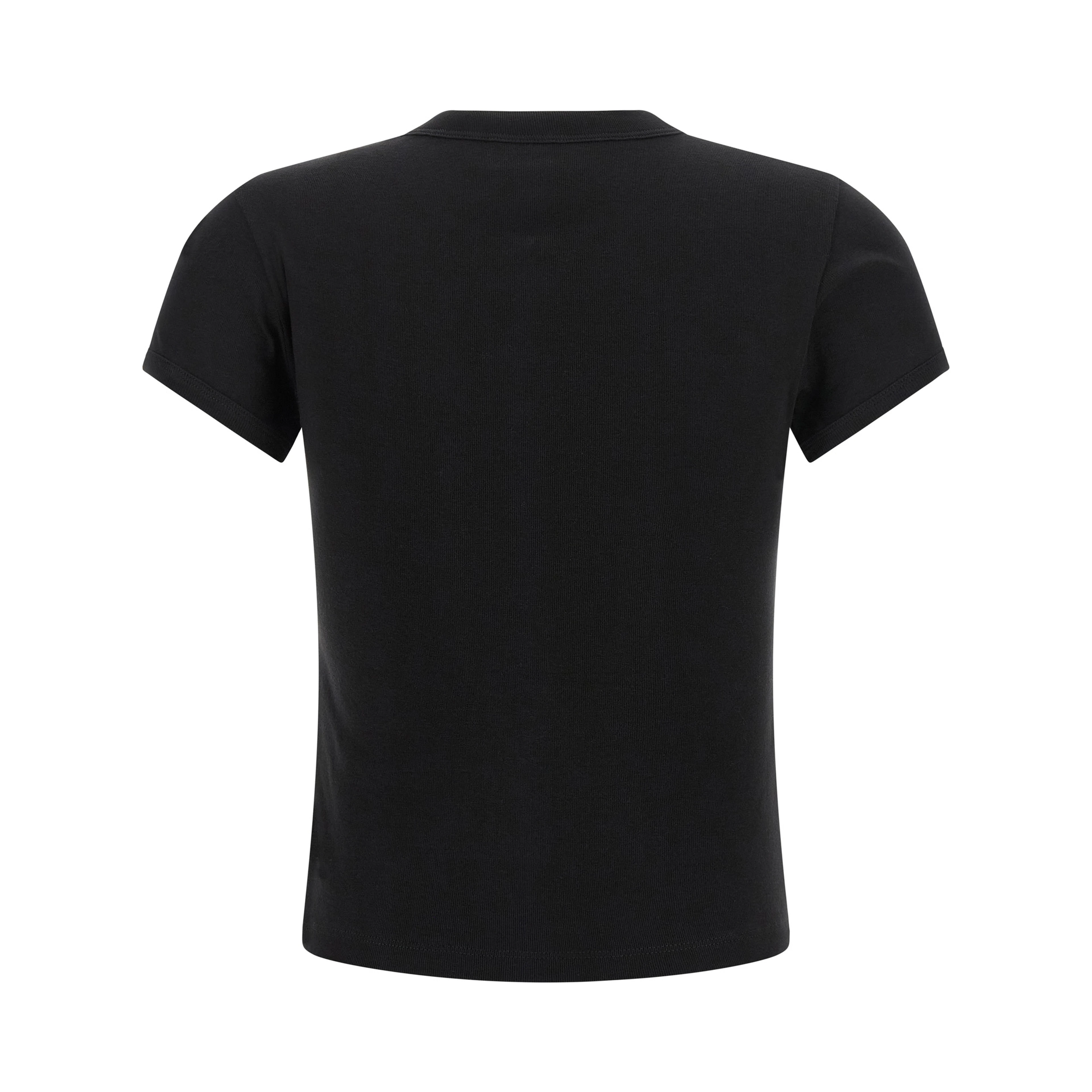 Black Cotton T-Shirt