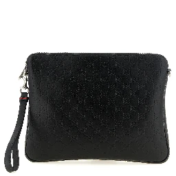 Black Calfskin Crossbody Bag