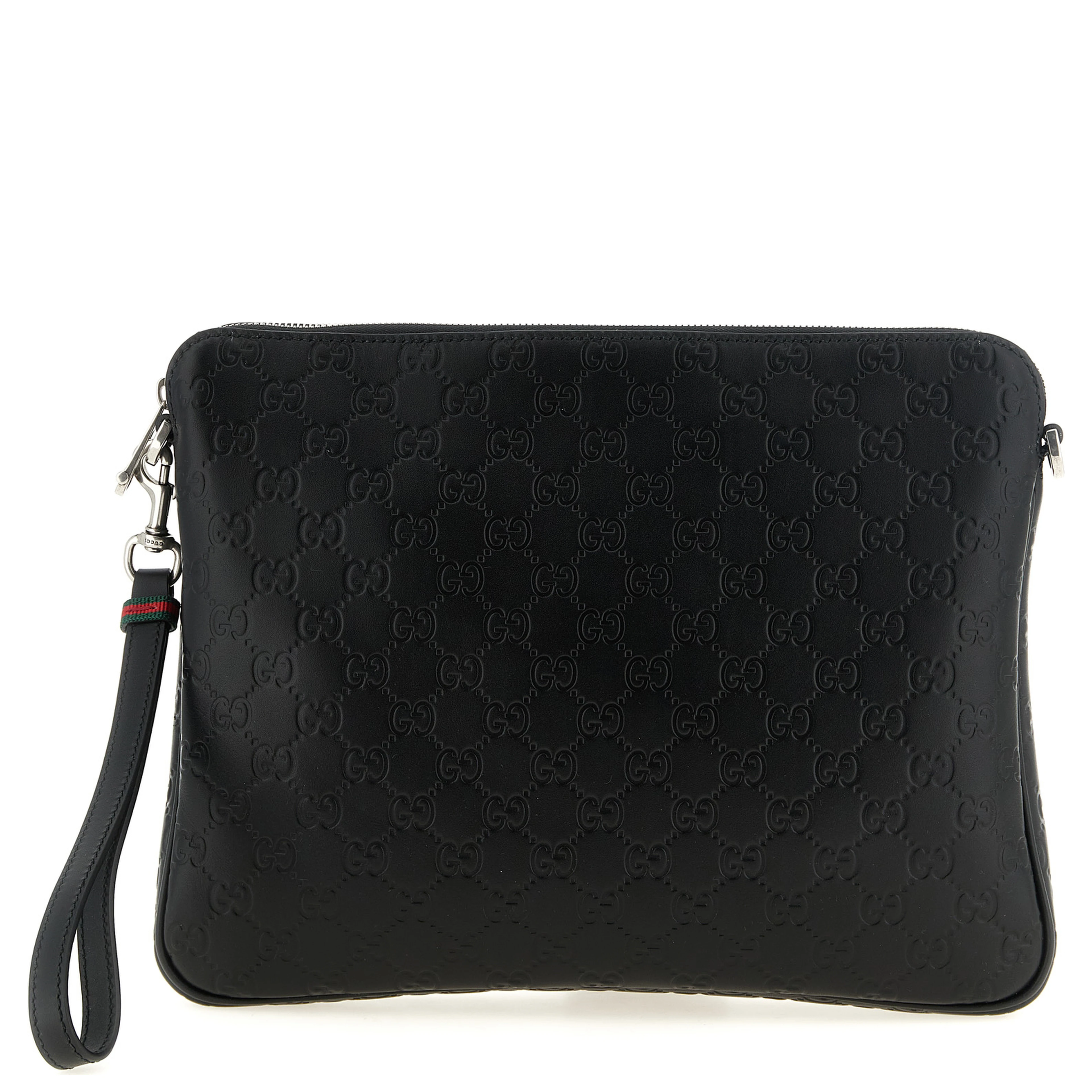 Black Calfskin Crossbody Bag