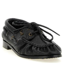 Black Calfskin Slip-On Loafers