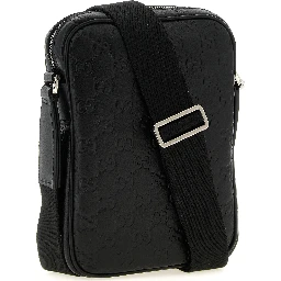 Black Calfskin Crossbody Bag