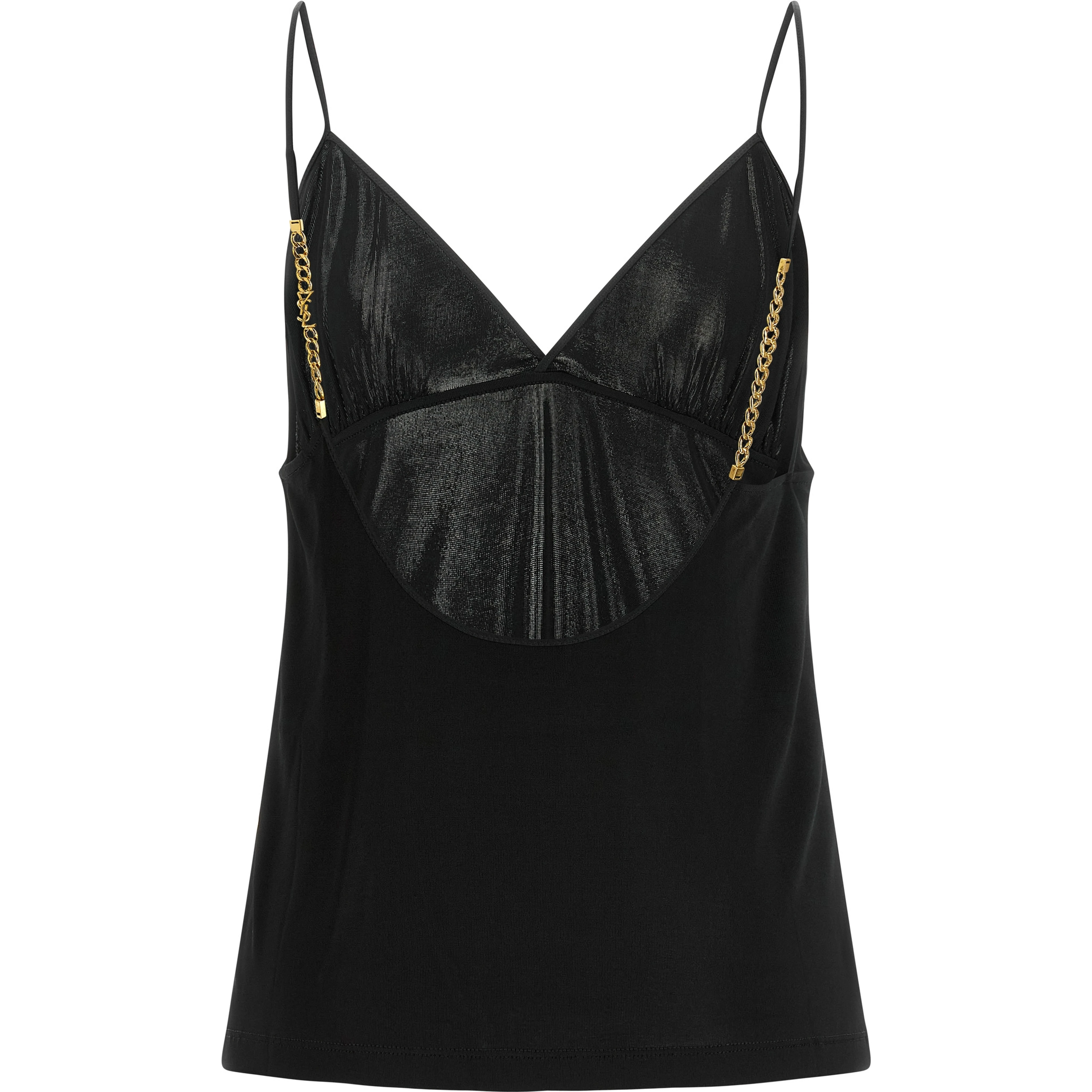 Black Viscose Tank Tops