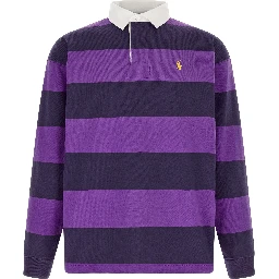 Purple Cotton Polo Shirt