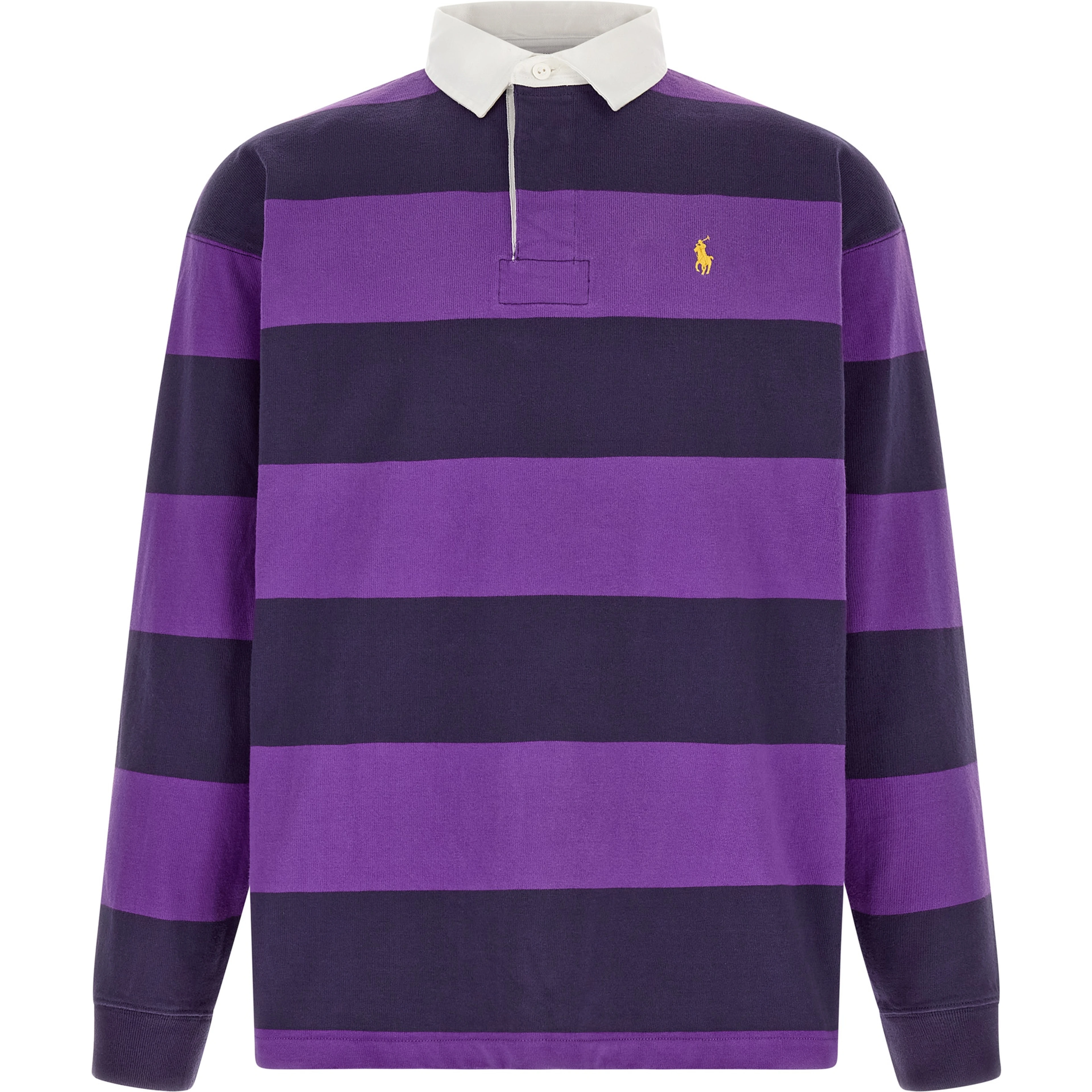 Purple Cotton Polo Shirt