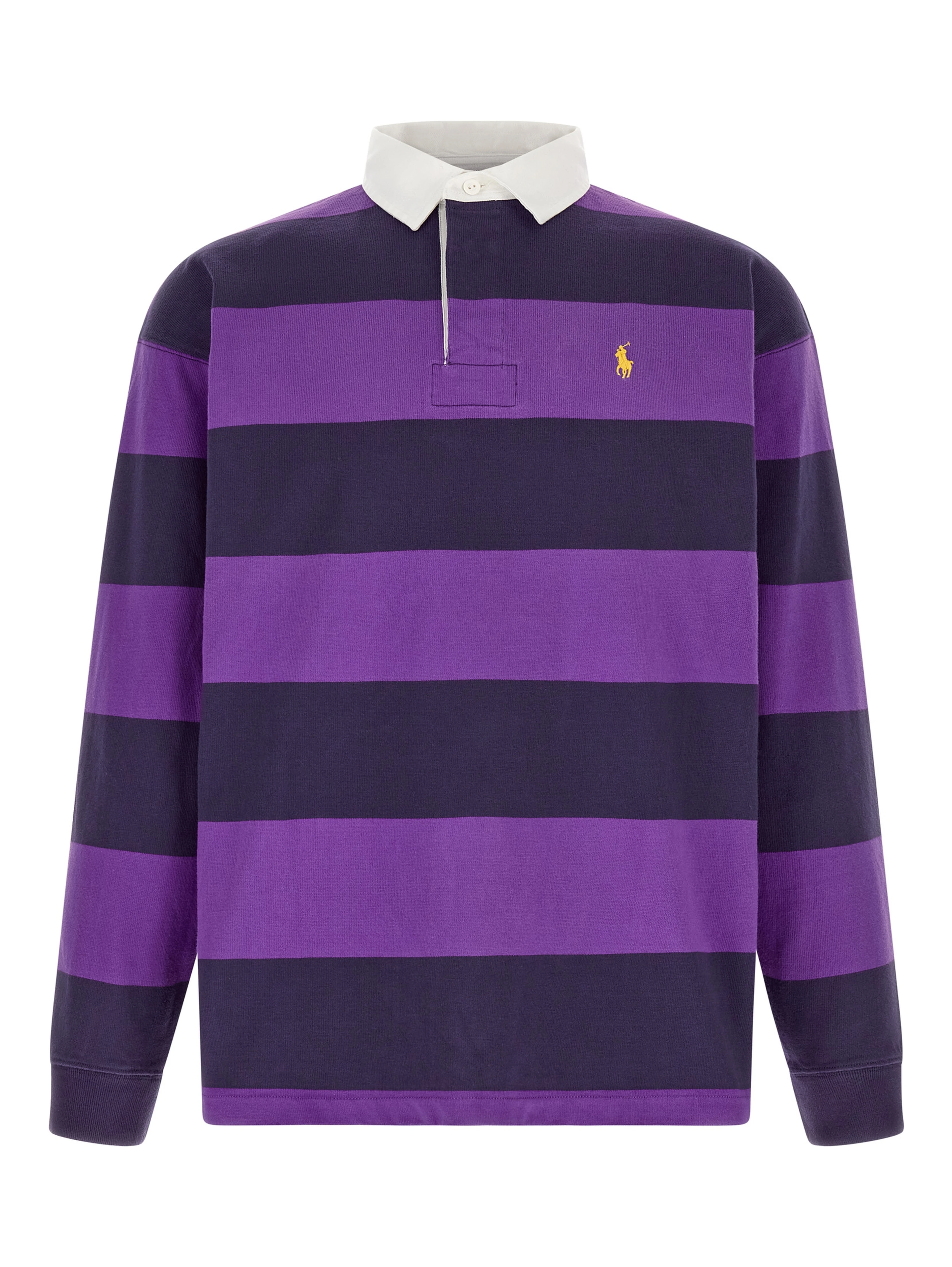 Purple Cotton Polo Shirt