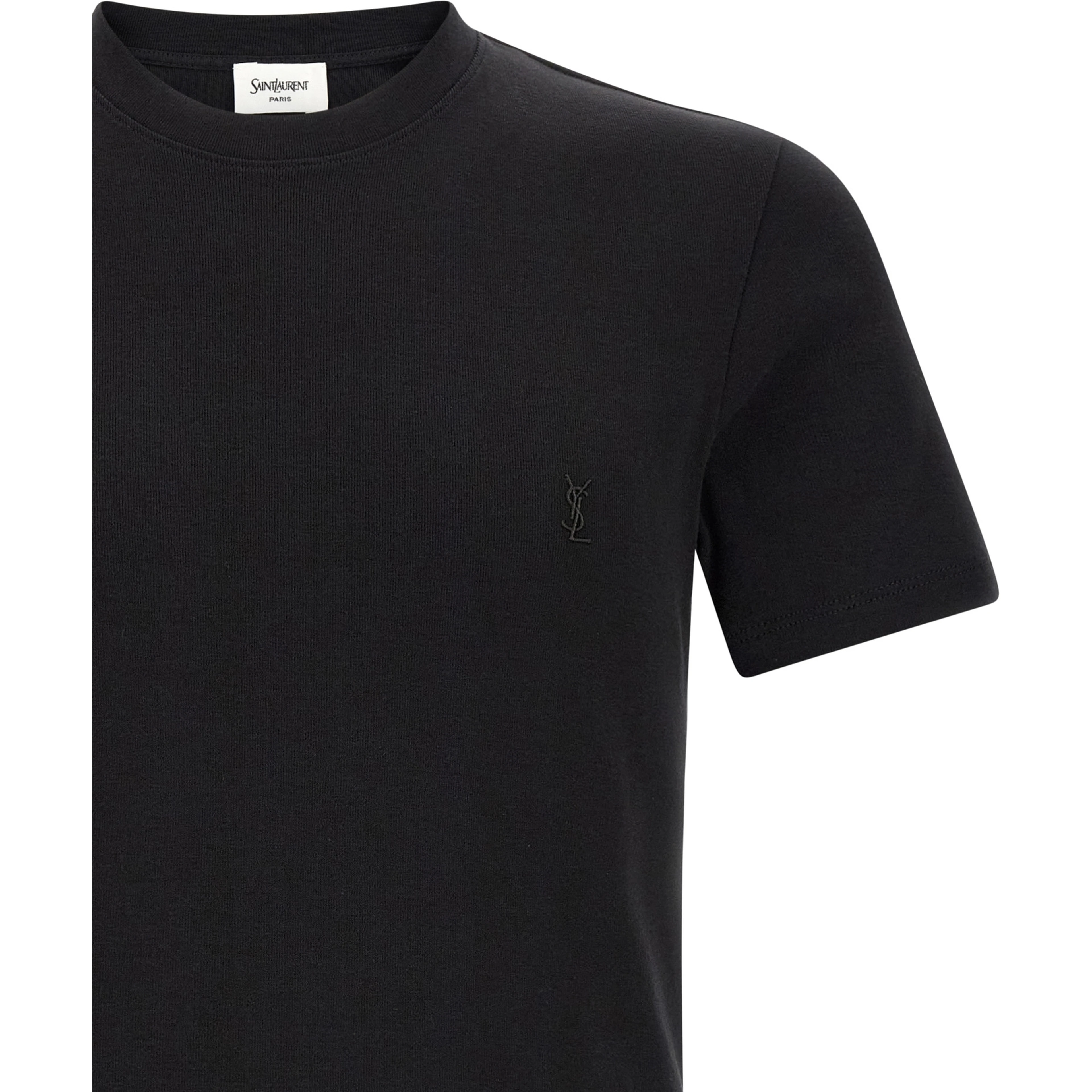 Black Cotton T-Shirt