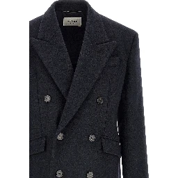 Blue Wool Coat