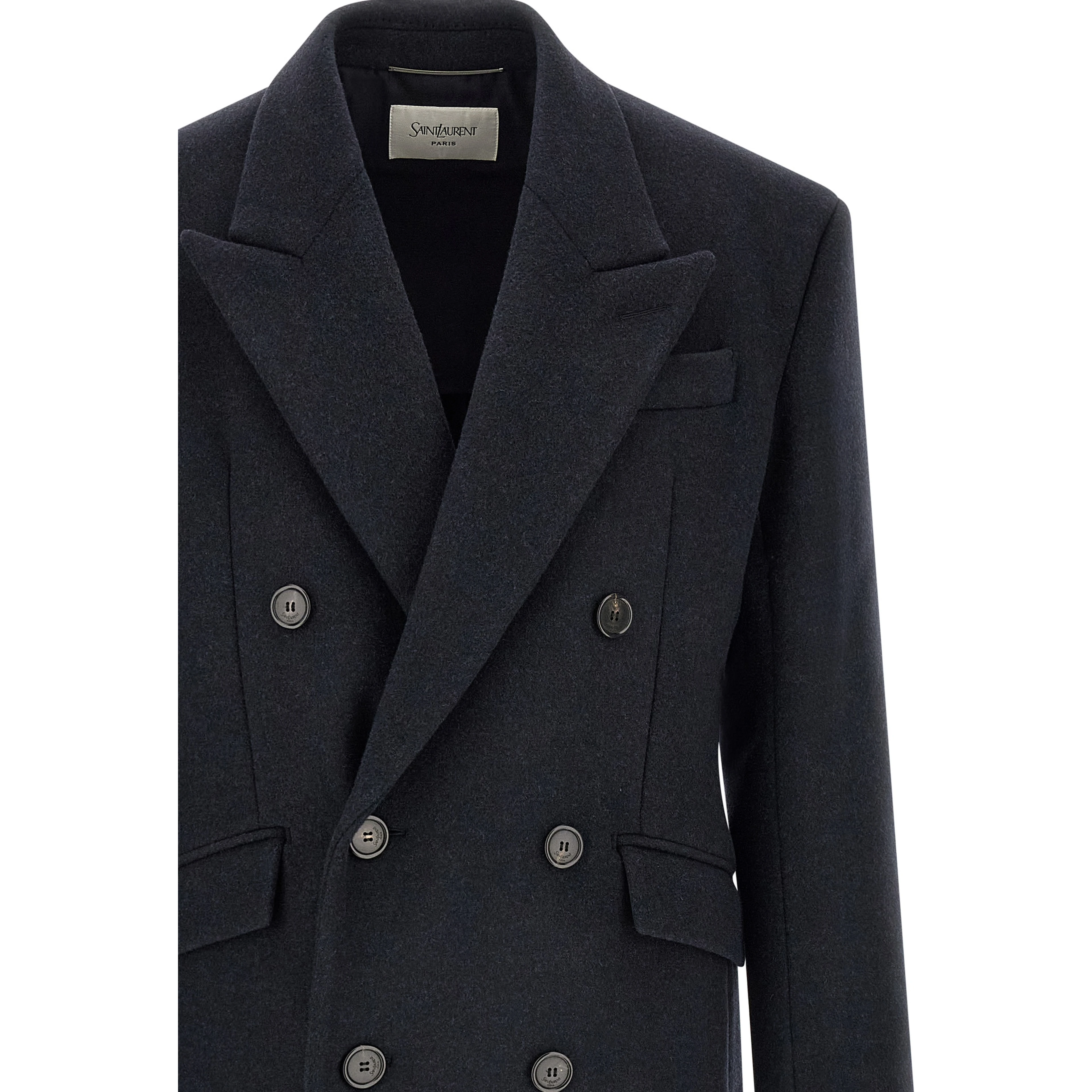 Blue Wool Coat
