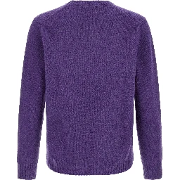 Purple Wool Cardigan