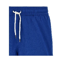 Blue Polyester Swim Shorts