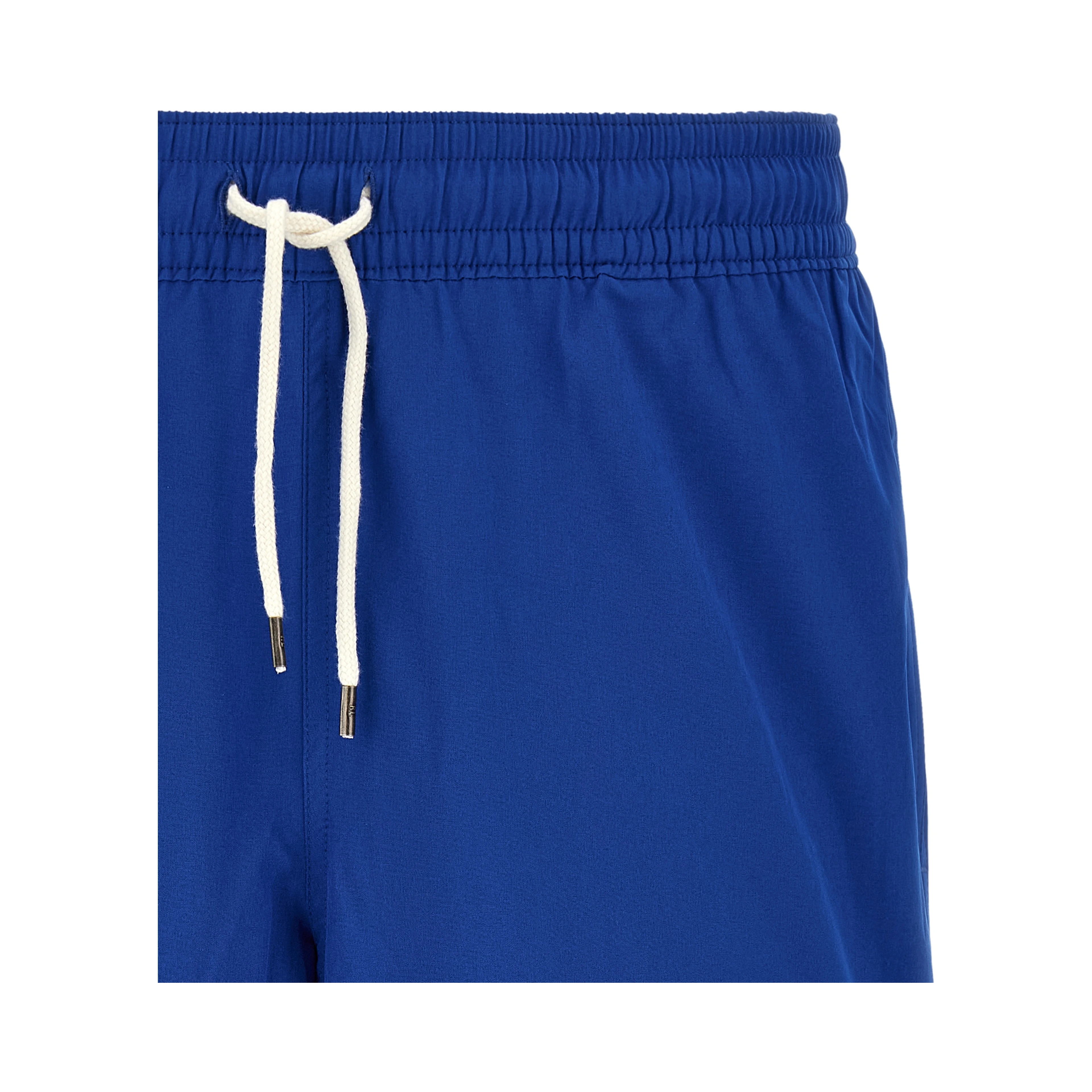 Blue Polyester Swim Shorts