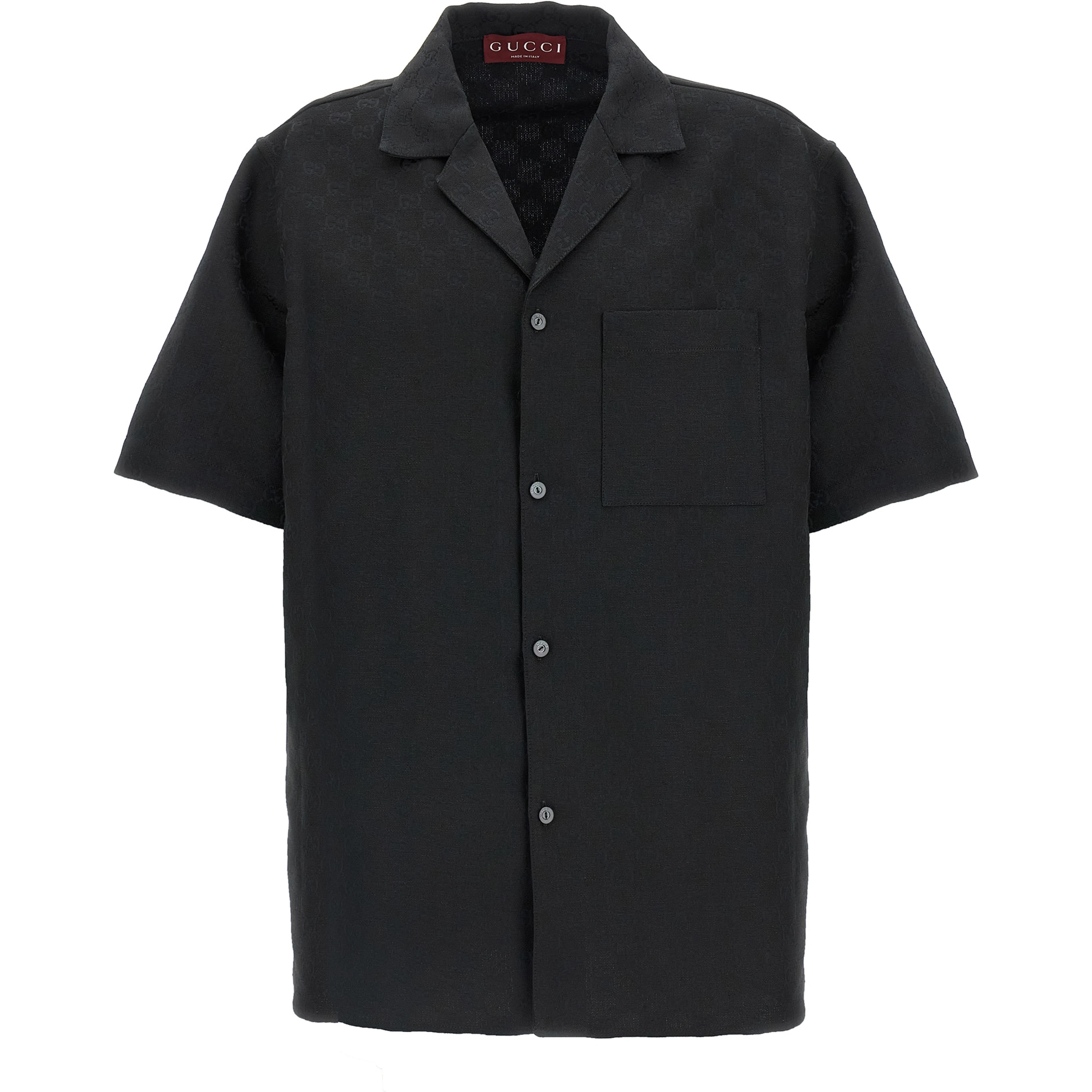 Black Linen Blouse
