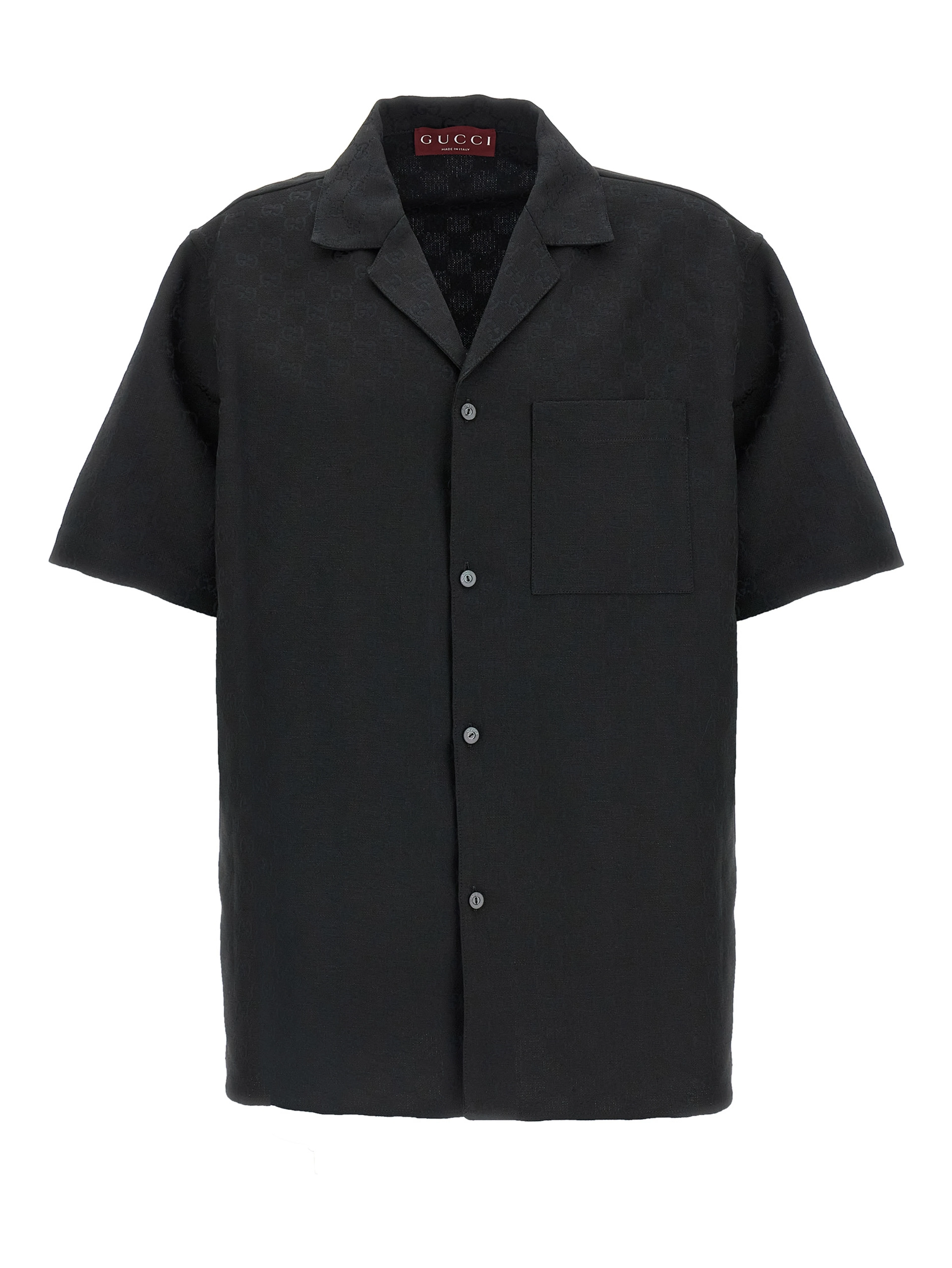 Black Linen Blouse
