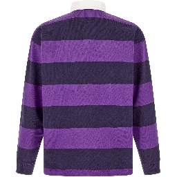 Purple Cotton Polo Shirt