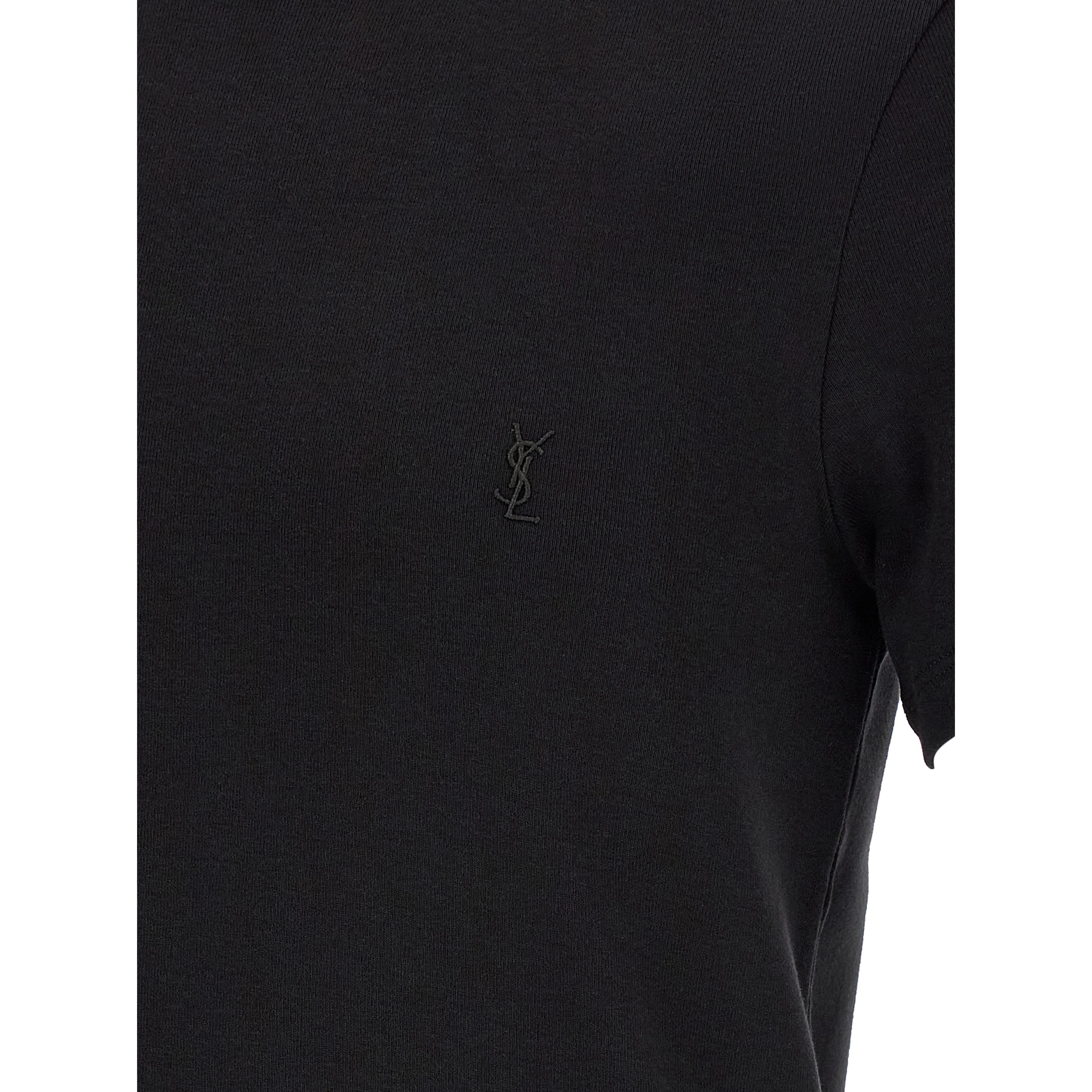 Black Cotton T-Shirt