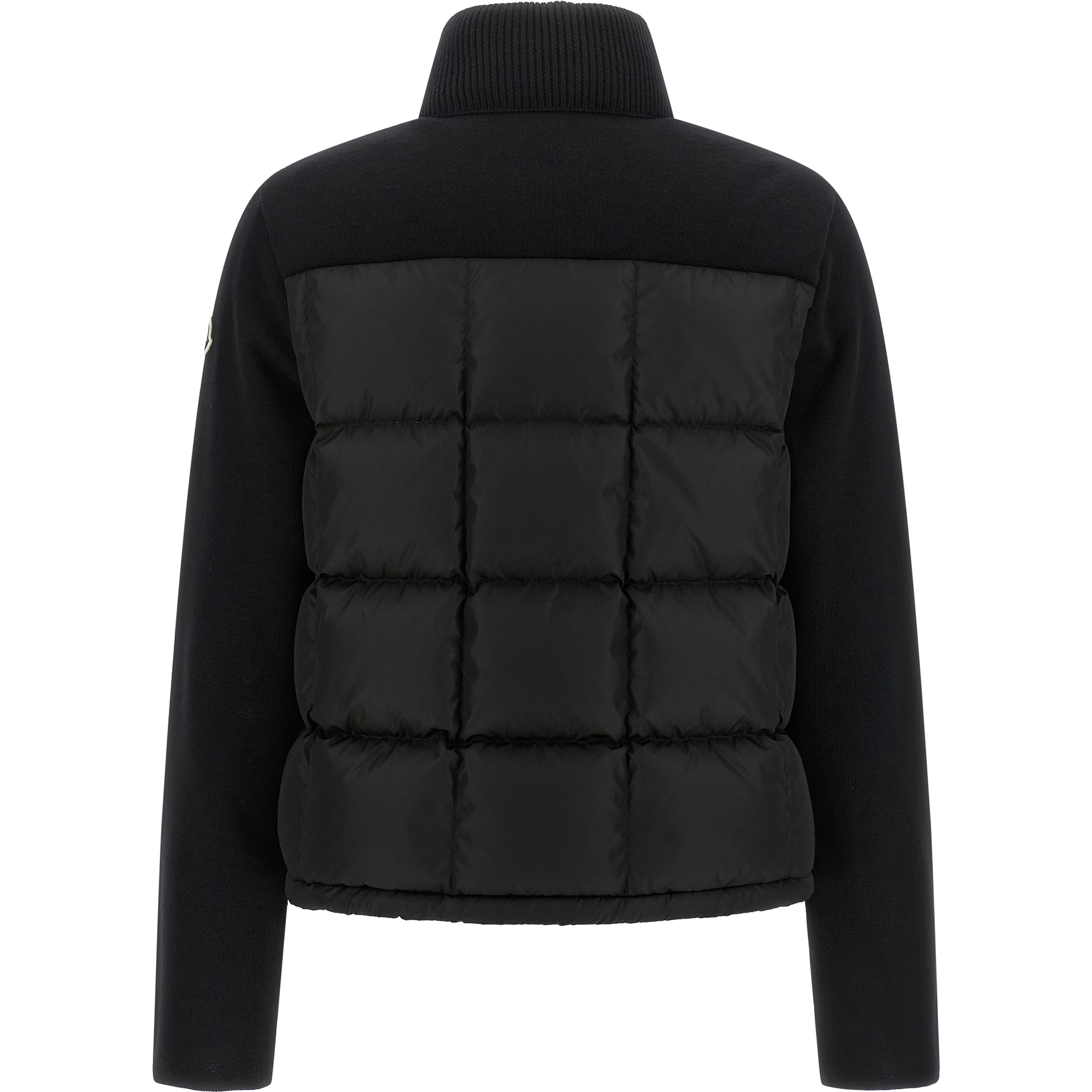 Black Virgin Wool Cardigan