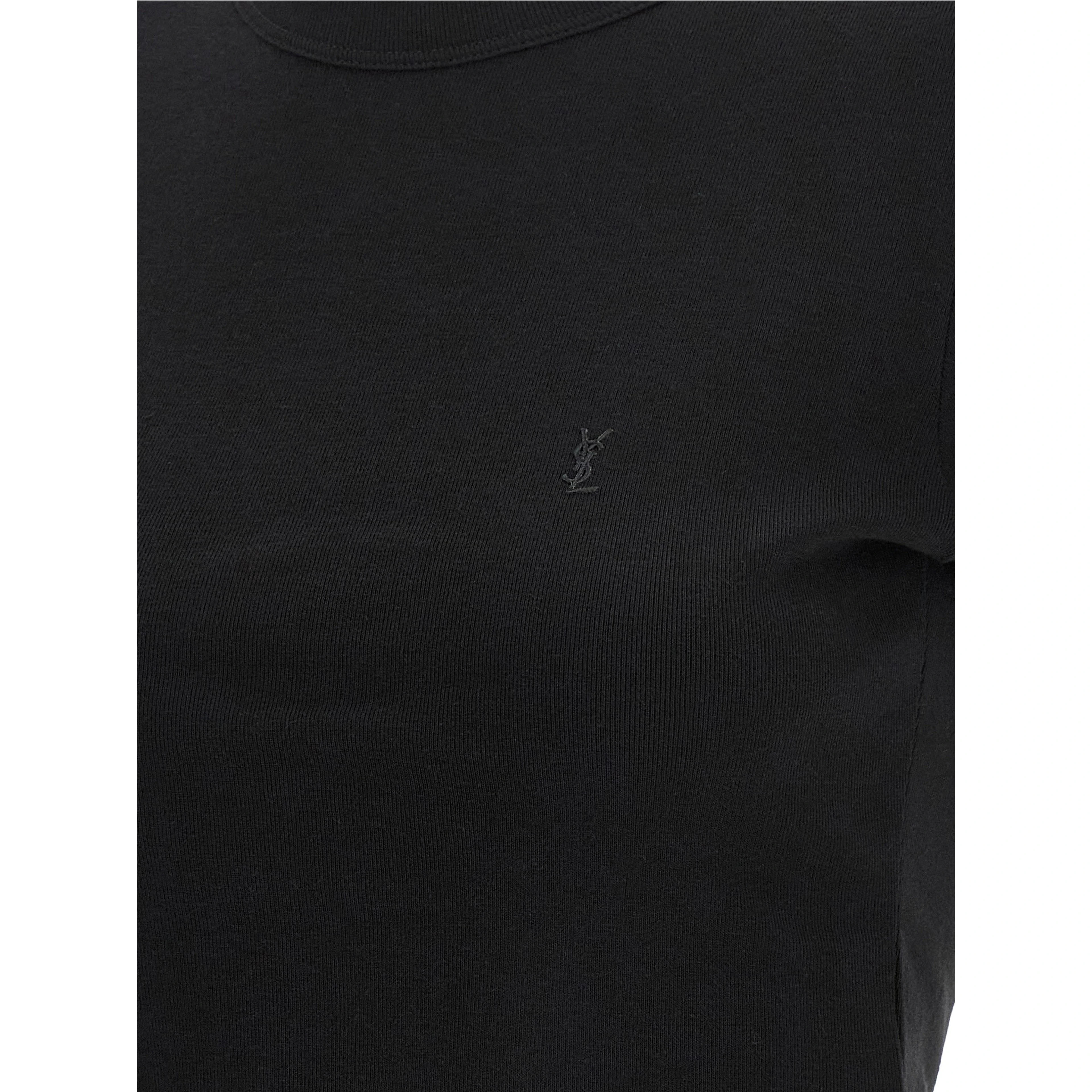 Black Cotton T-Shirt