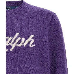 Purple Wool Cardigan