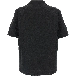 Black Linen Blouse