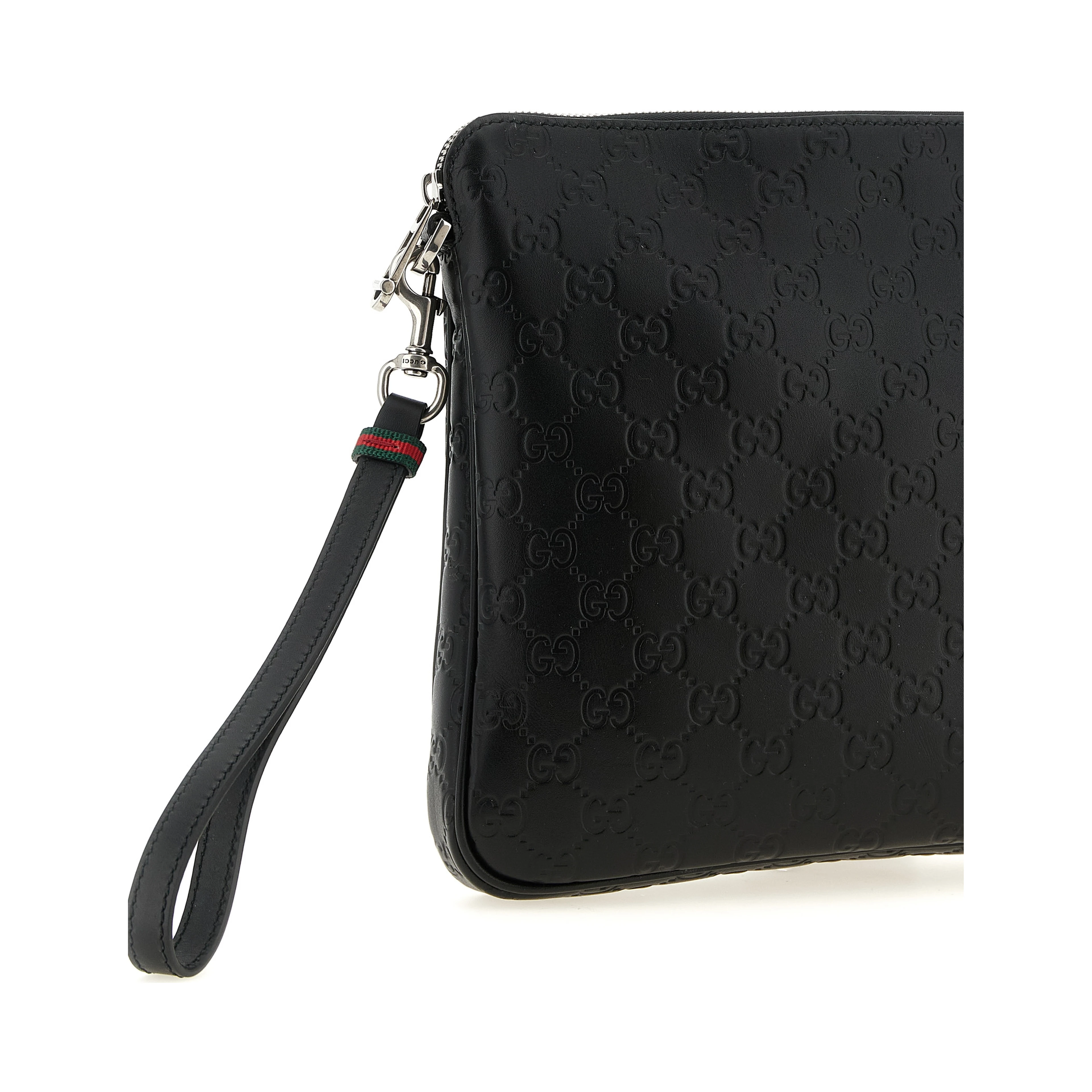 Black Calfskin Crossbody Bag