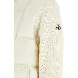 White Virgin Wool Full-Length Jacket
