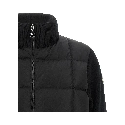 Black Virgin Wool Cardigan
