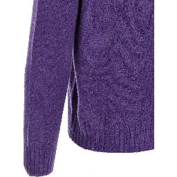 Purple Wool Cardigan