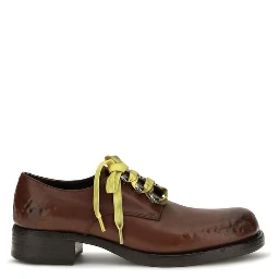 Brown Calf Leather Bos Taurus Slip-On Loafers
