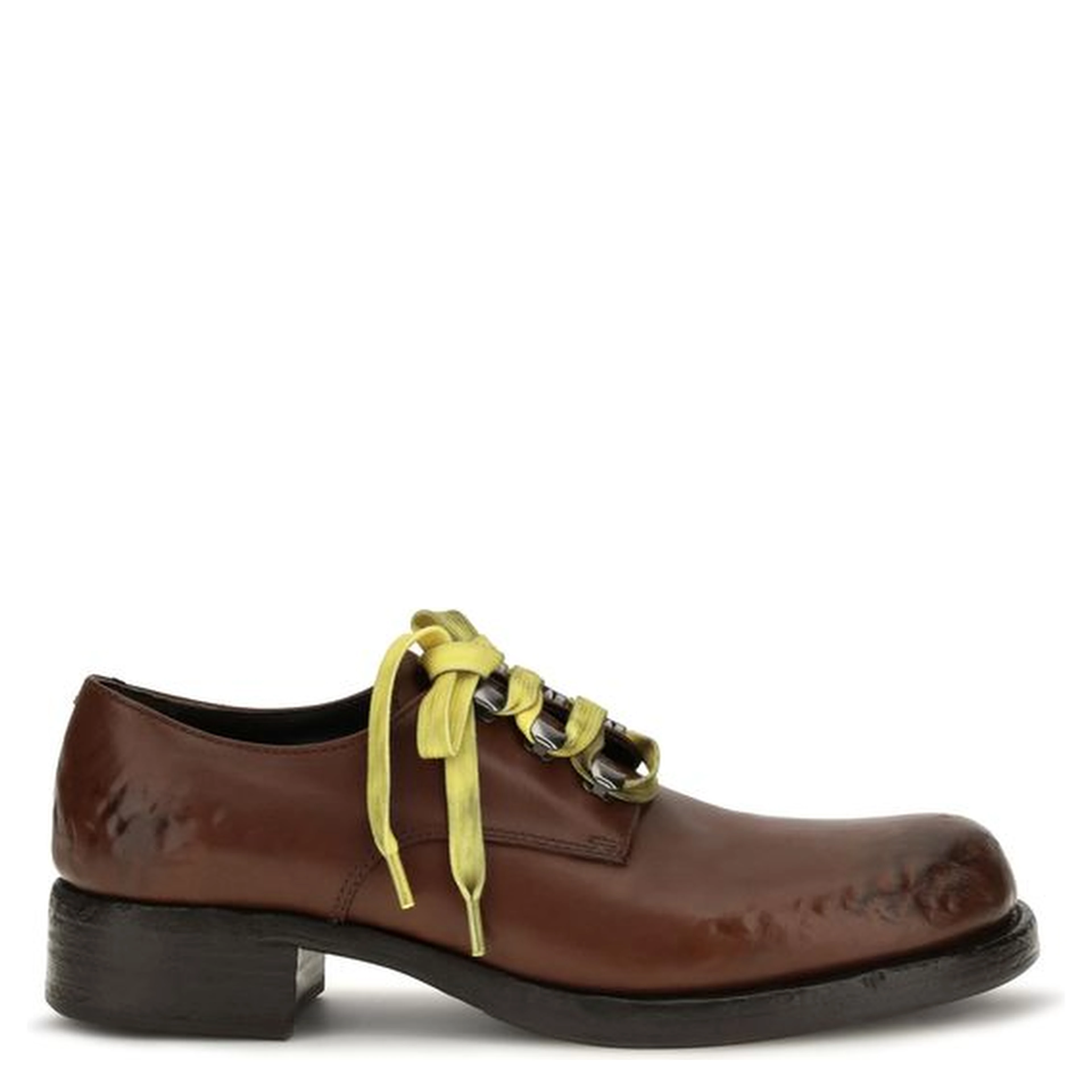 Brown Calf Leather Bos Taurus Slip-On Loafers
