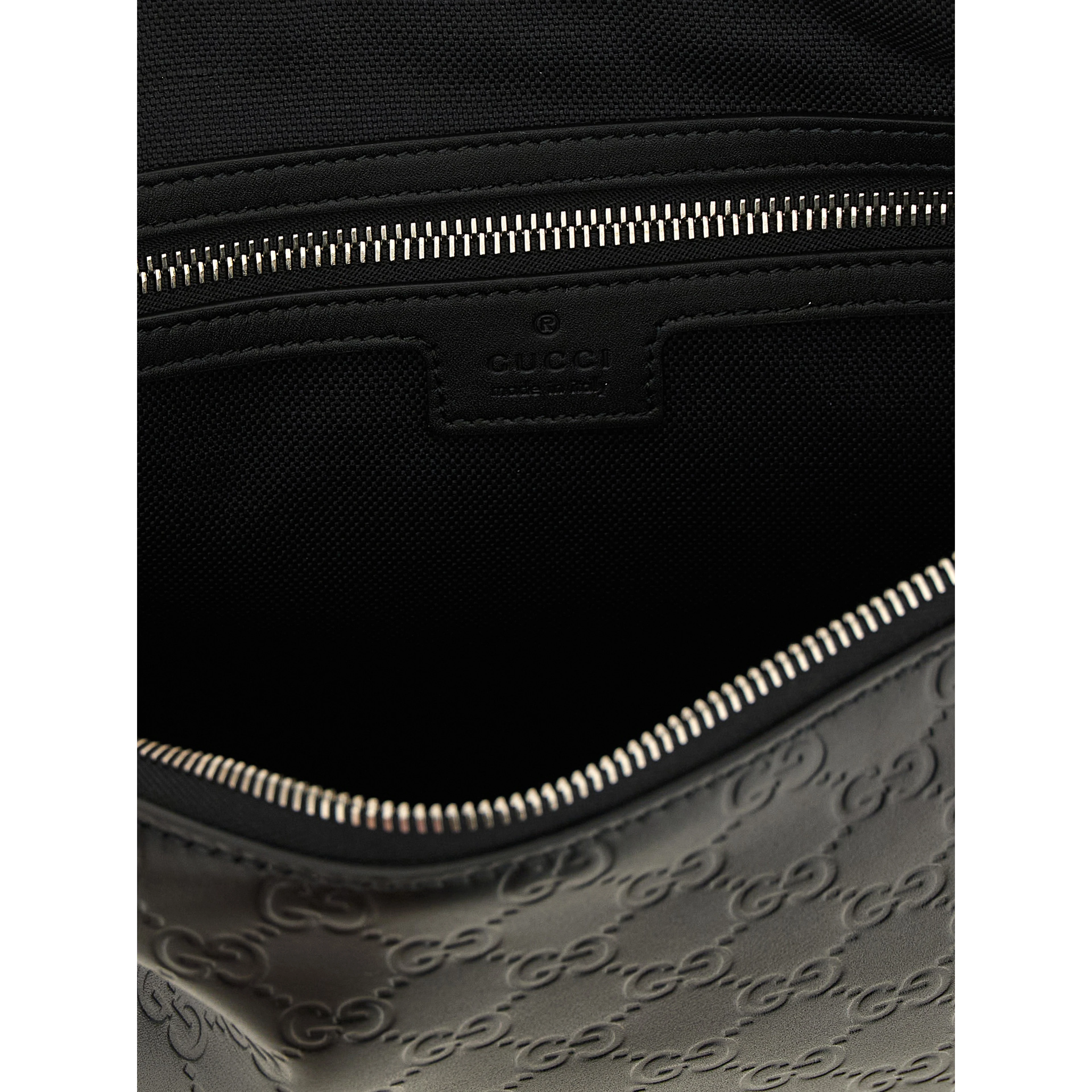 Black Calfskin Crossbody Bag
