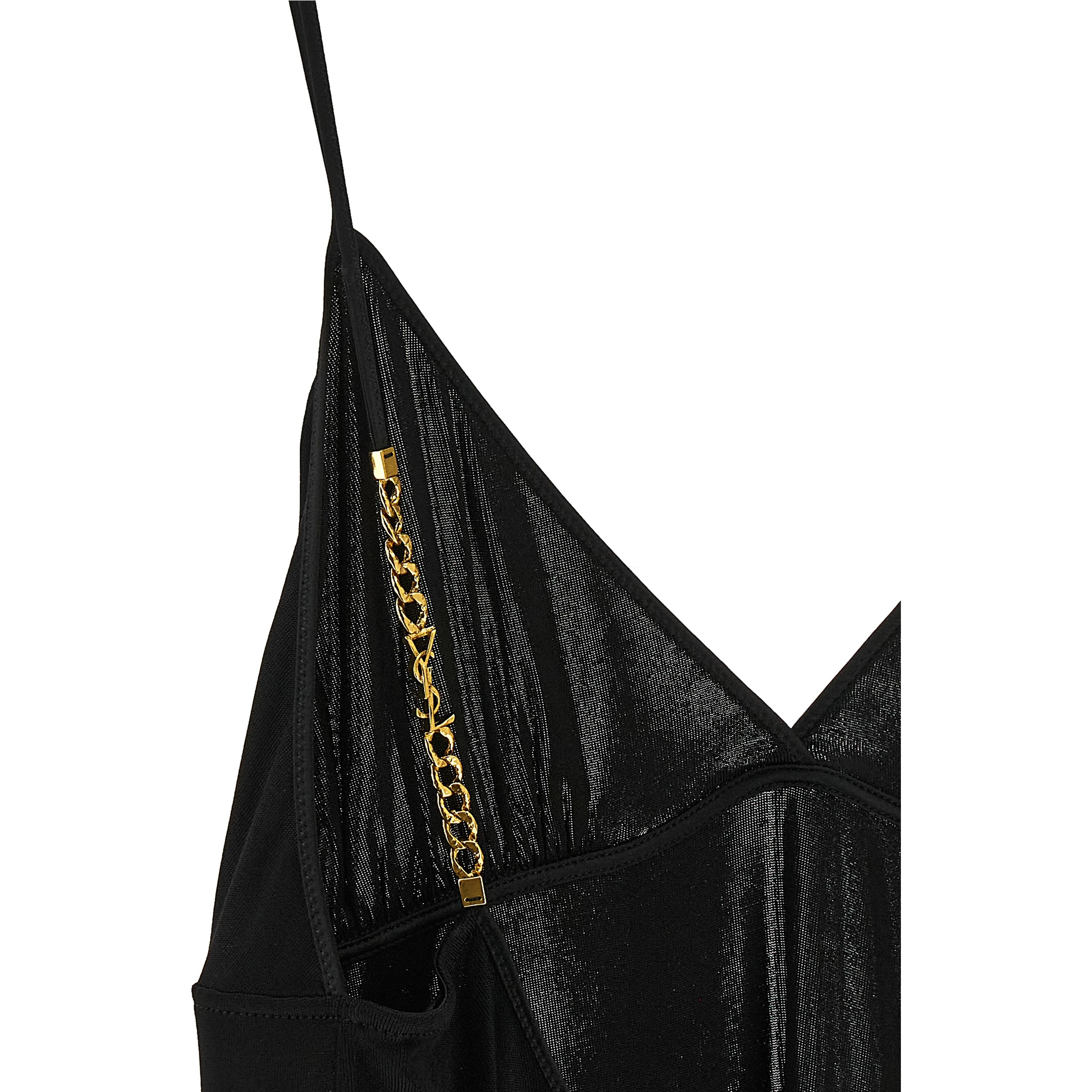 Black Viscose Tank Tops