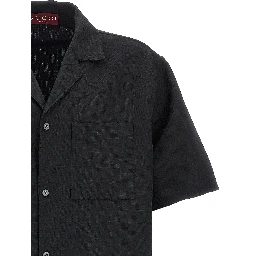 Black Linen Blouse
