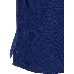 Blue Cotton Polo Shirt