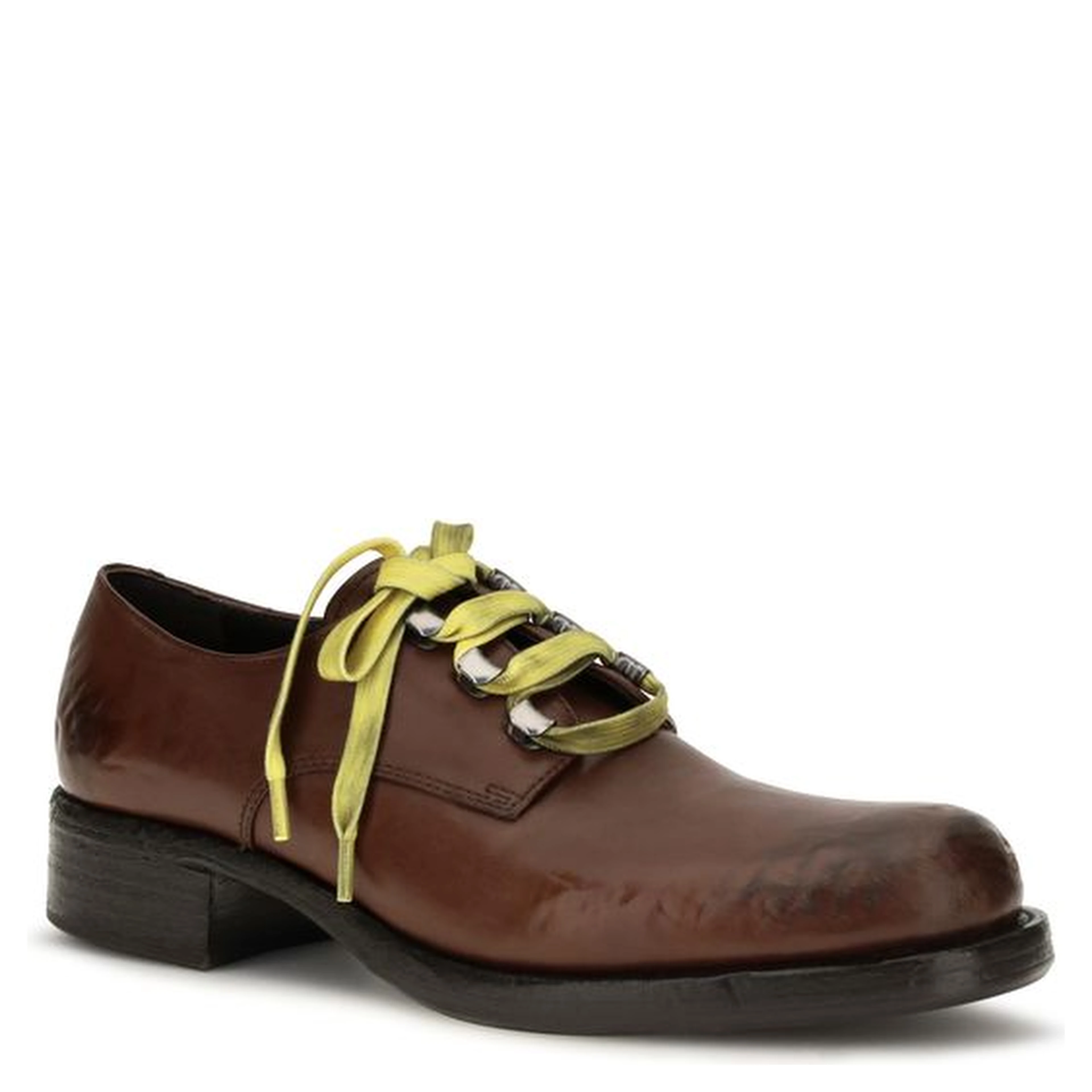 Brown Calf Leather Bos Taurus Slip-On Loafers