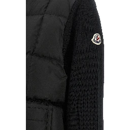 Black Virgin Wool Cardigan