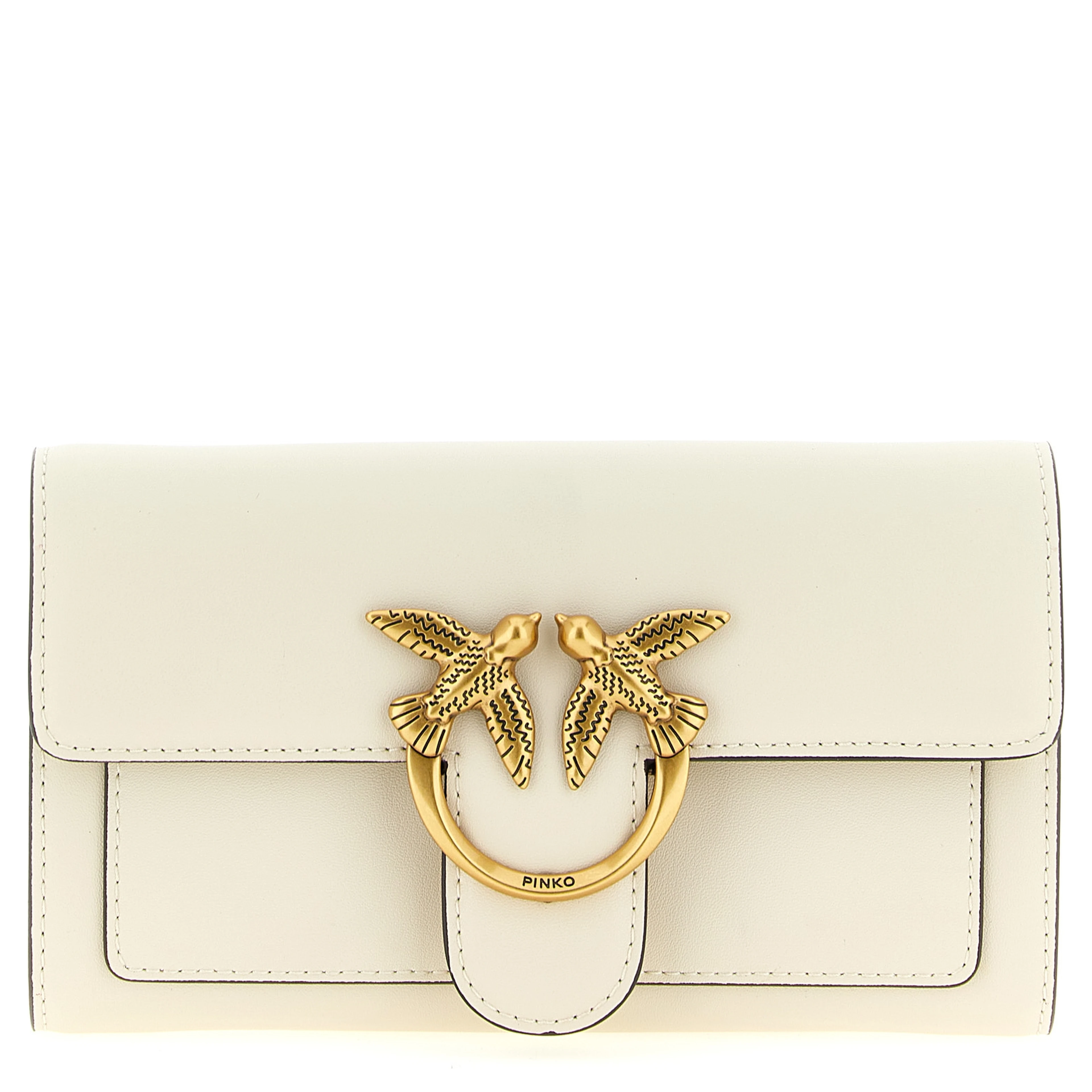 White Calfskin Cardholder
