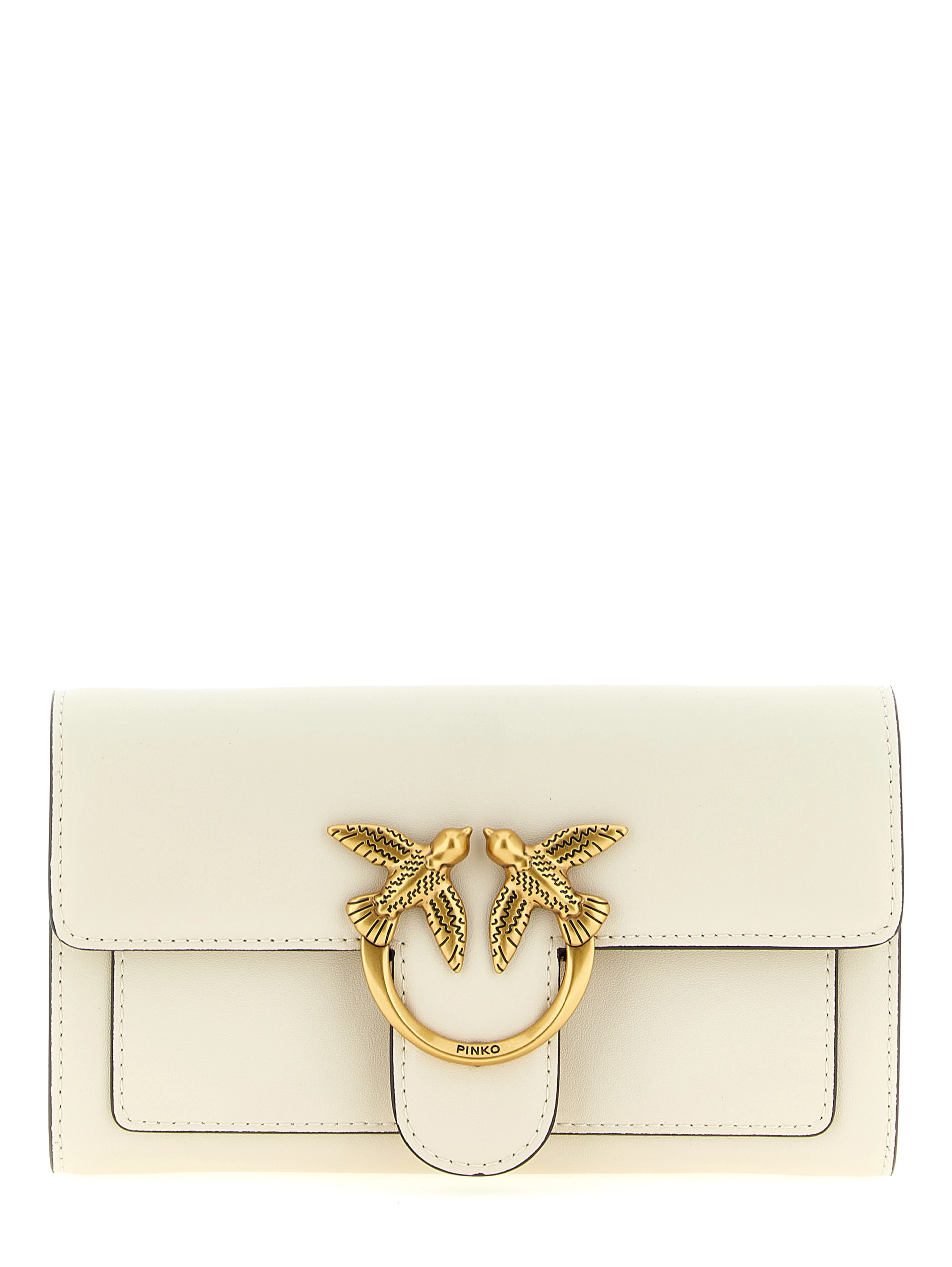 White Calfskin Cardholder