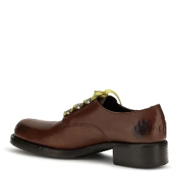 Brown Calf Leather Bos Taurus Slip-On Loafers