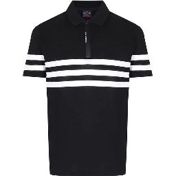 Black Cotton Polo Shirt
