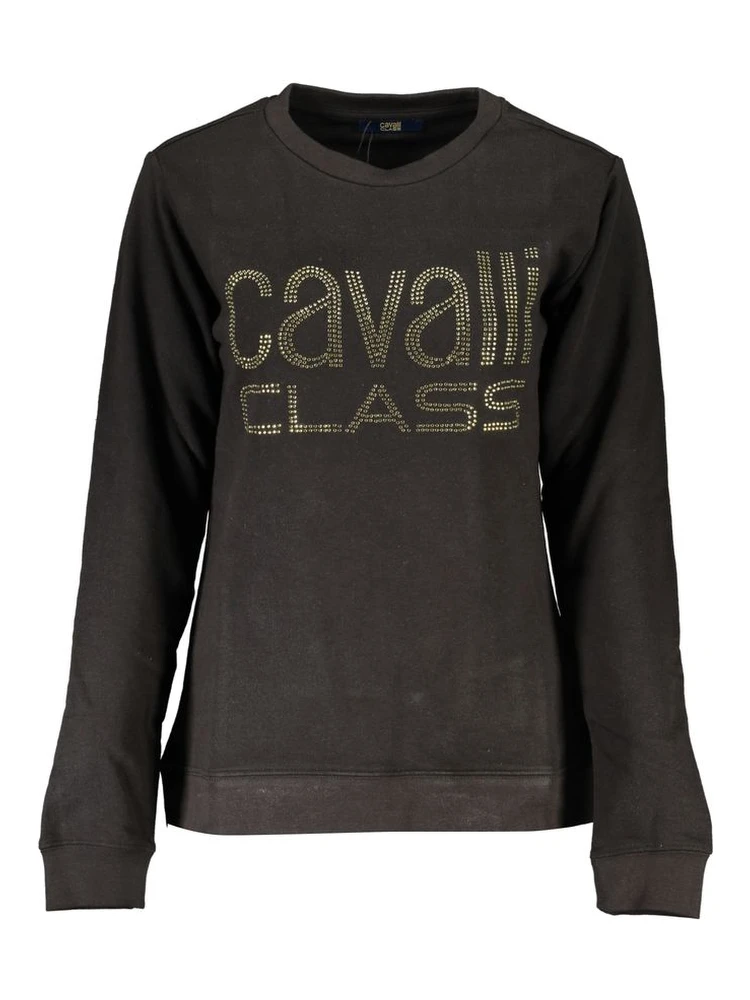 Black Cotton Women Sweater