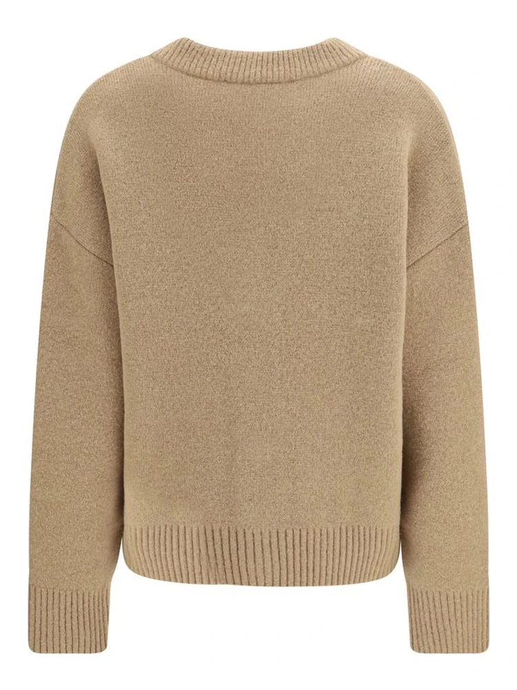 Beige Alpaca Vicugna Pacos Cardigan alternative