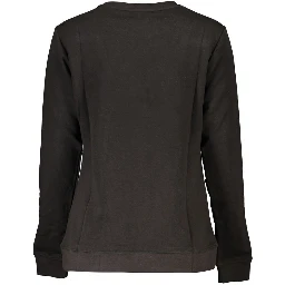 Black Cotton Women Sweater