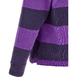 Purple Cotton Polo Shirt