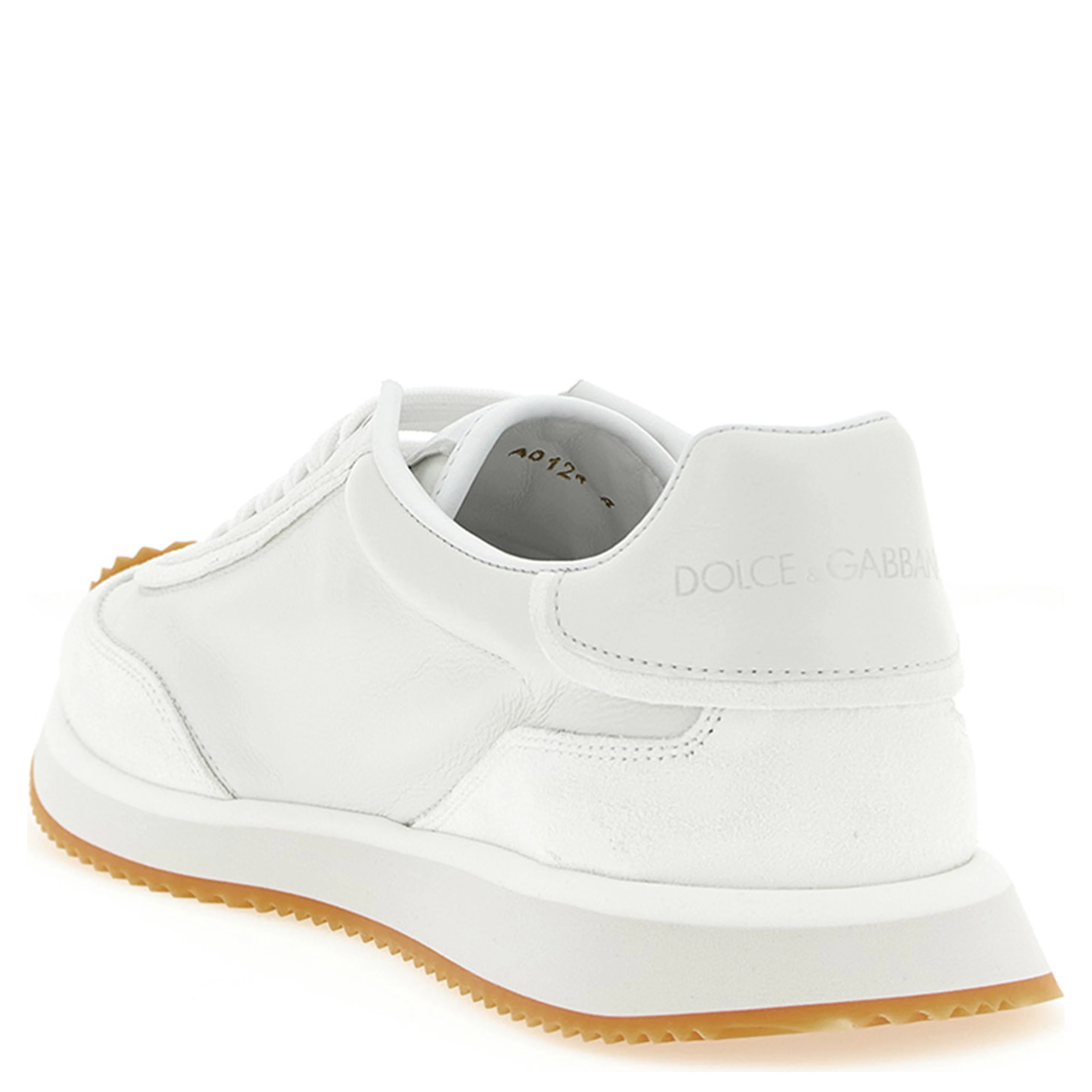 White Calfskin Low Top Sneakers