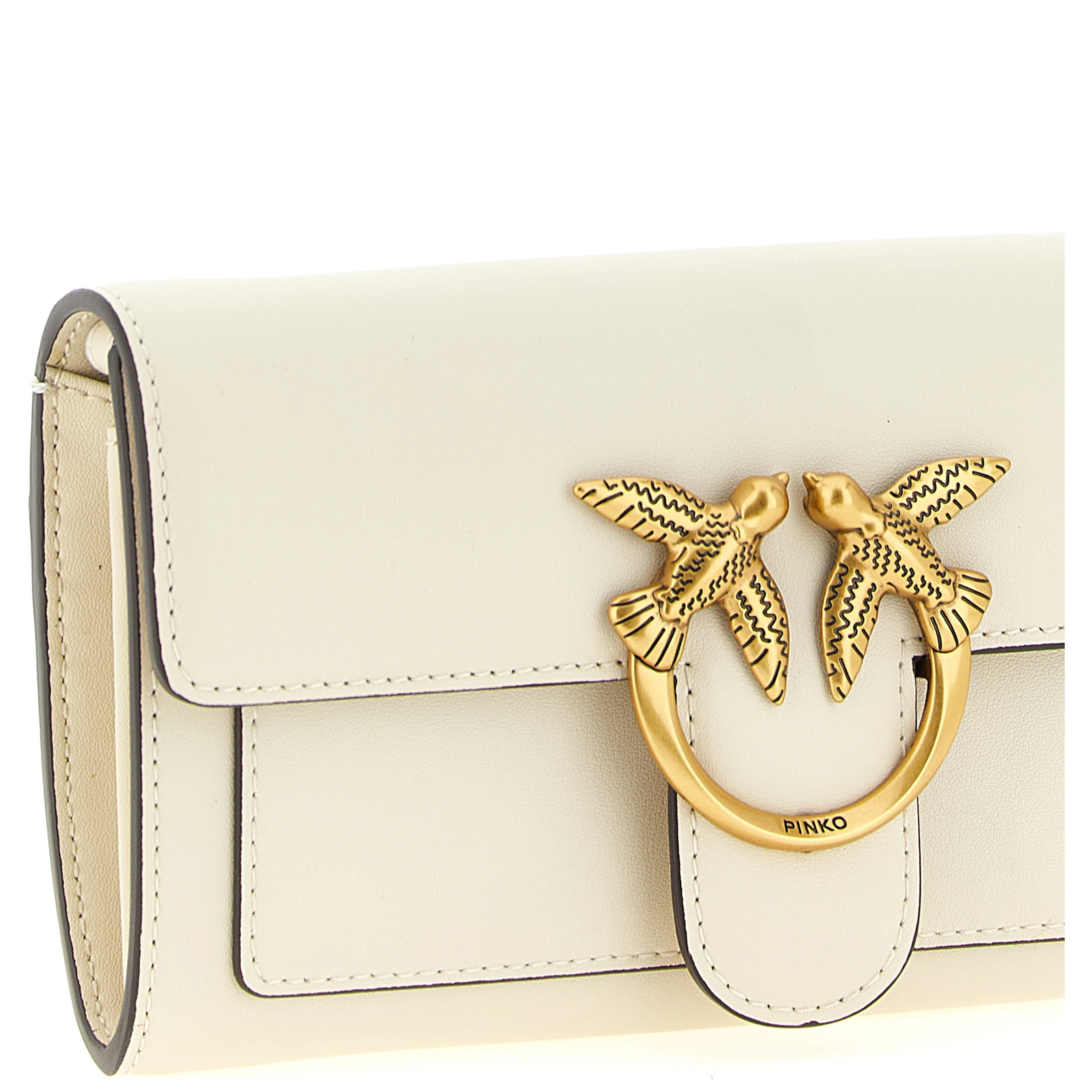 White Calfskin Cardholder